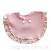 Baby Bids KEERADS Soft Cute Baby Bib Feeding Infant Kid Toddler Bowknot Lace Lunch Bibs (Pink) - NM1KNHEOU