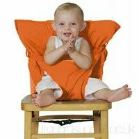 Millya Chair Harness Infant Baby Portable Travel Highchair Seat Cover(Orange) - ZB9Y2AKTQ